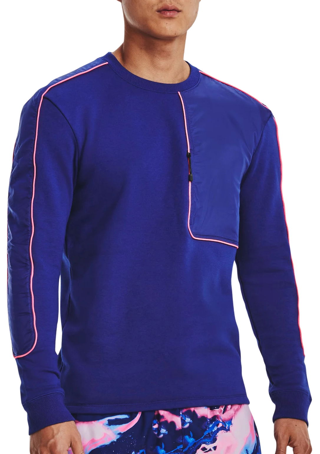 Sveter Under Armour Under Armour UA Run Anywhere Long Sleeve Modrá | 1374423-456, 0