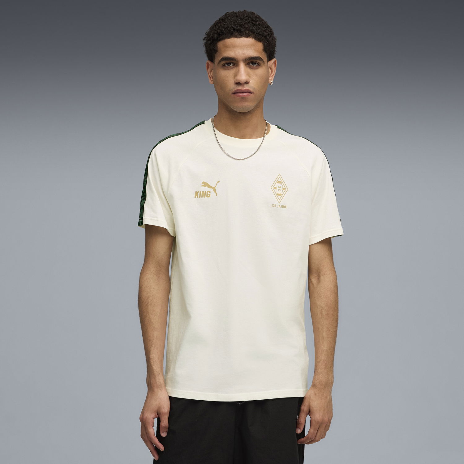 Tričko Puma Borussia Mönchengladbach KING Men's T-Shirt Biela | 781496_16, 1