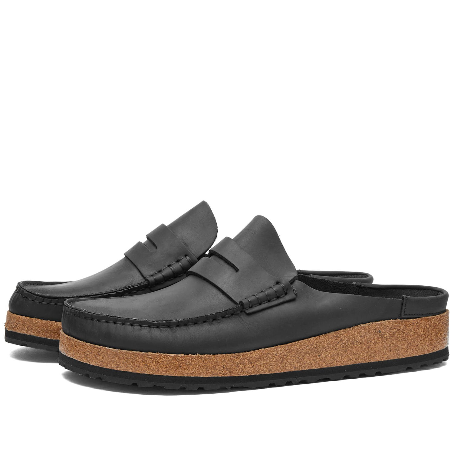 Tenisky a topánky Birkenstock Naples Mule Black Oiled Leather Čierna | 1025040, 0