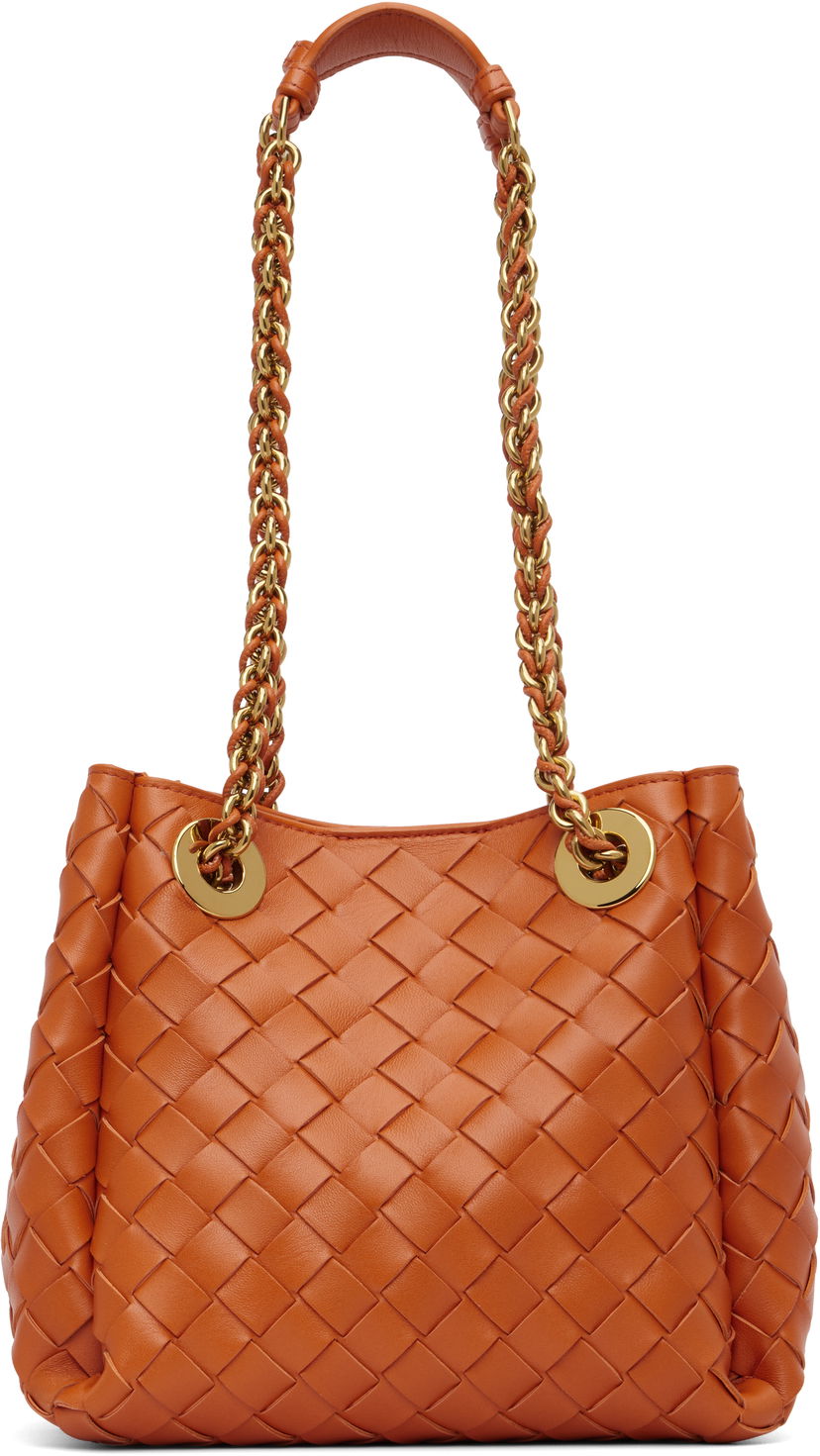 Kabelka Bottega Veneta Bottega Veneta Small Parachute Chain Bag Oranžová | 817175 V4SC5