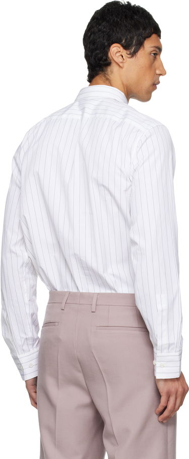 Košeľa Dries Van Noten Dries Van Noten Cotton Pinstripe Button-Front Shirt Biela | 252-020708-2021, 2