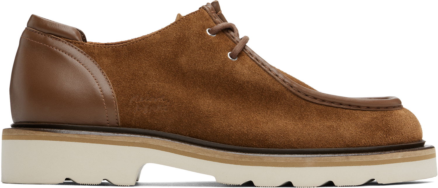Tenisky a topánky MAISON KITSUNÉ Suede Leather Derbys Hnedá | MM04302LS0001, 0