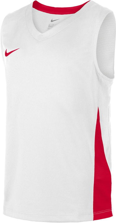 Dres Nike Team Basketball Stock Sleeveless V-Neck Jersey Biela | nt0200-103, 0
