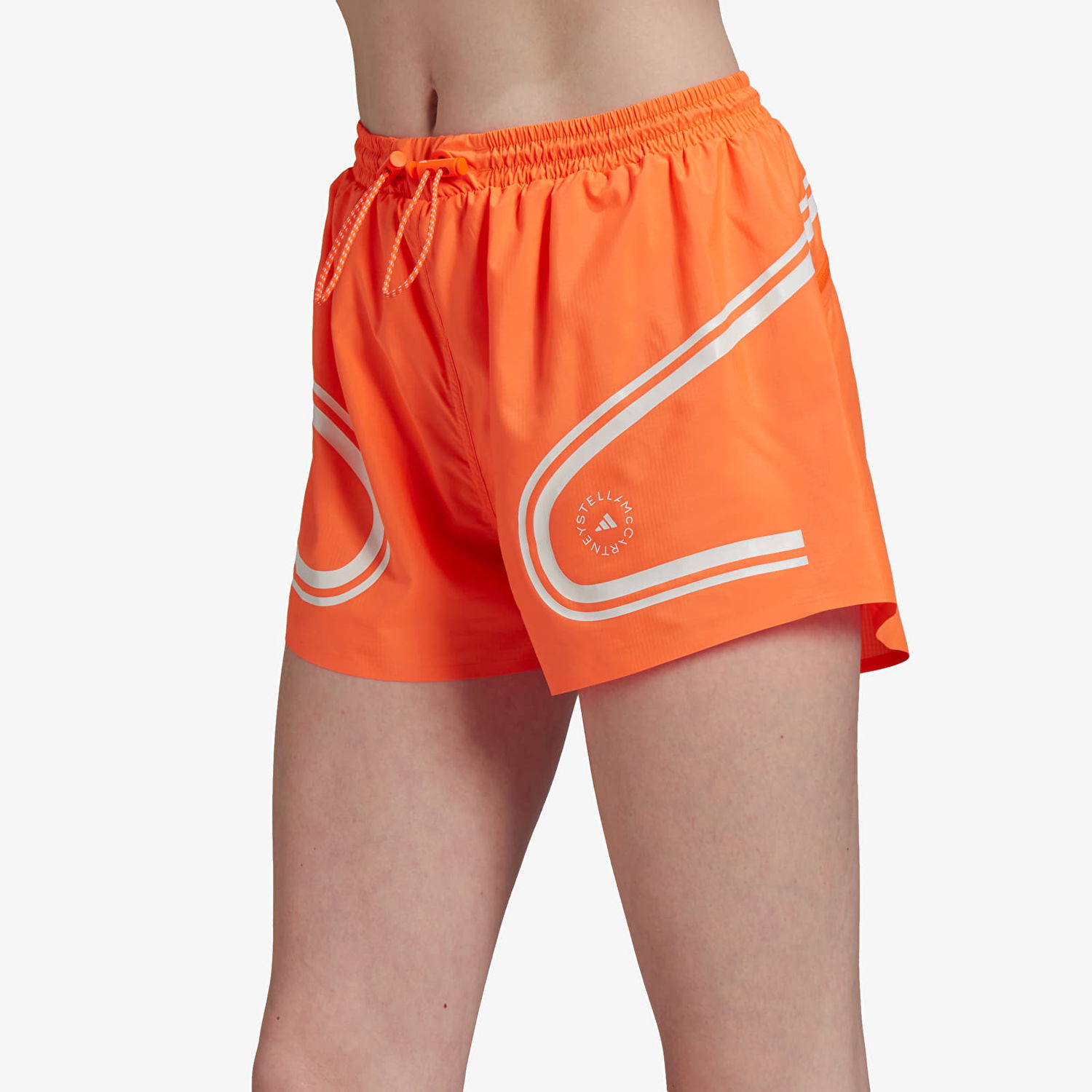 Šortky adidas Performance Stella McCartney x True Pace Short App Oranžová | HB6080, 1