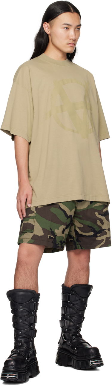 Šortky VETEMENTS Vetements Camouflage Cargo Shorts Zelené | UA66SS520X, 3
