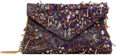 Kabelka Dries Van Noten Dries Van Noten Embellished Envelope Clutch Bag Fialová | 251-011513-896, 0