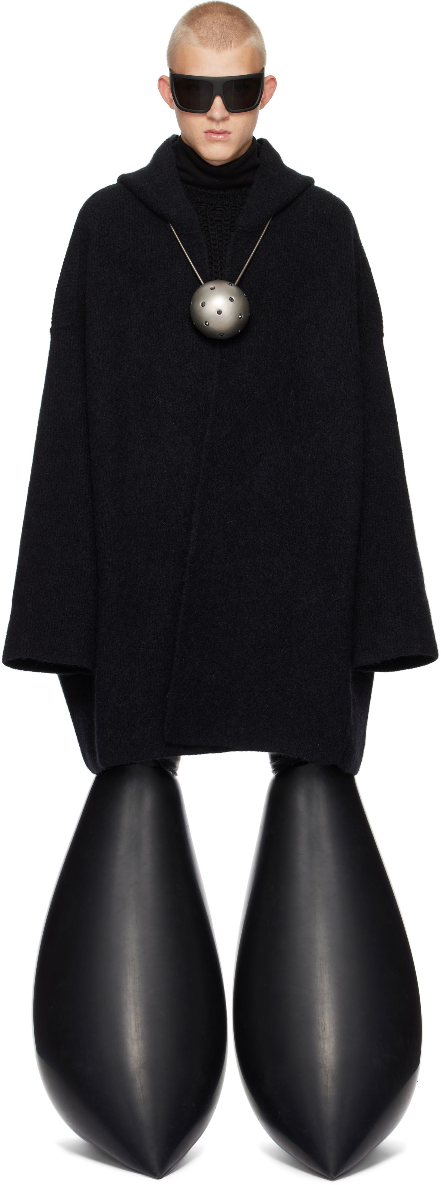 Mikina Rick Owens Jumbo Hooded Hoodie Čierna | RR02D6698 KWP, 0