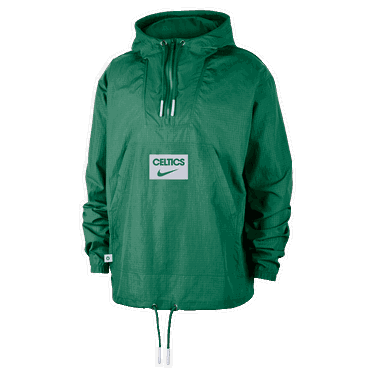 Vetrovka Nike Boston Celtics Club Courtside Anorak Jacket Zelené | FZ7646-312, 0