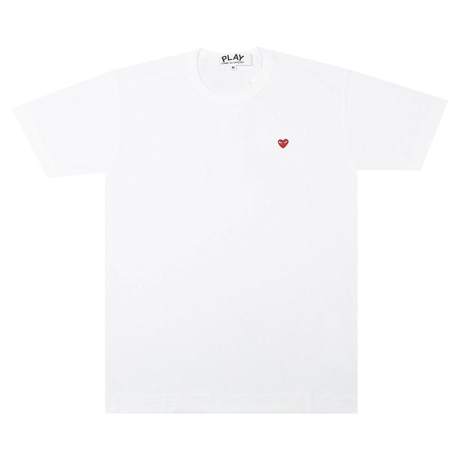 Tričko Comme des Garçons PLAY Small Heart T-Shirt Biela | AZ T304 051 2, 1
