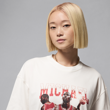 Tričko Jordan Jordan Loose Fit Graphic T-Shirt Biela | HJ0190-133, 4