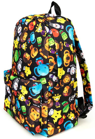 Batoh BAPE Baby Milo All-Over Print Backpack Čierna | 0MXBGW4224XAO, 0
