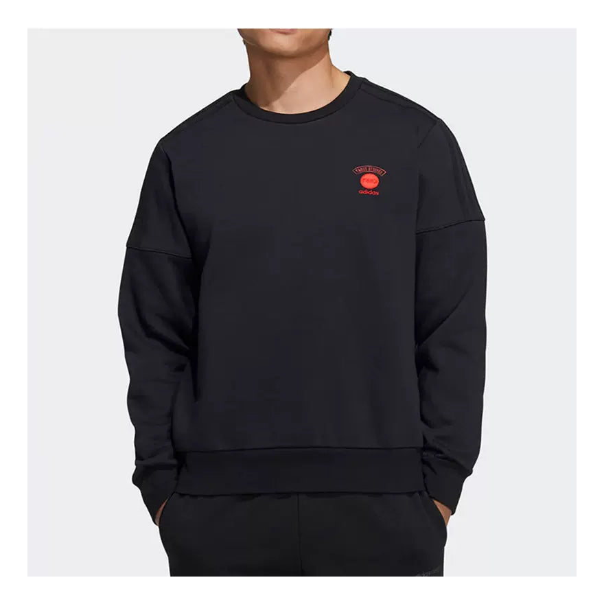 Sveter adidas Originals Round Neck Pullover Čierna | HC9690, 0