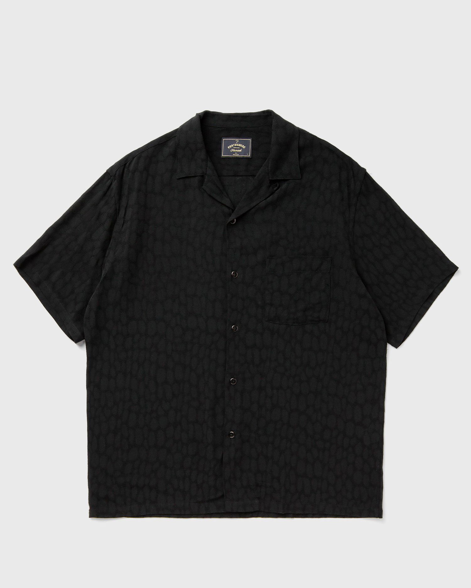 Košeľa Portuguese Flannel Black Cobra Modal Short Sleeve Shirt XXL Čierna | SS24.0058-BLACK, 0