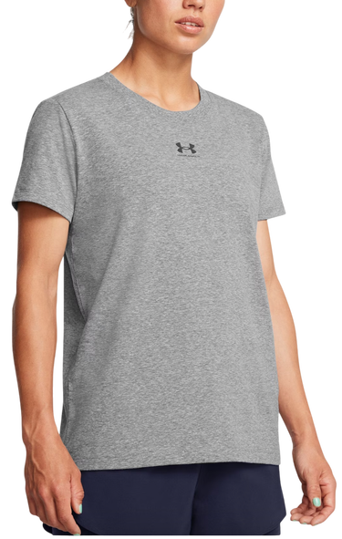 Tričko Under Armour UA Rival Core SS T-Shirt Šedá | 1383648-025, 0