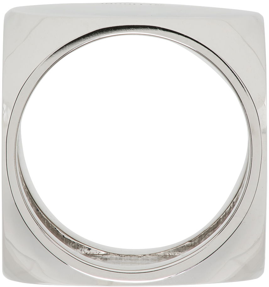 Prsteň We11done We11done Logo Dice Ring Metalická | WD-AJ1-22-704-U-BK, 1