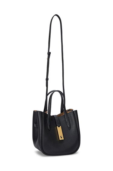 Tote bag Polo by Ralph Lauren Leather Tote Bag Čierna | 428942195, 2