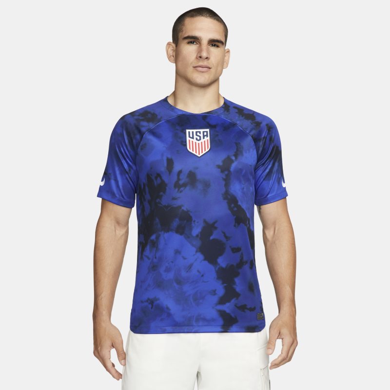 Dres Nike USMNT 2022/23 Stadium Away Men's Dri-FIT Football Jersey Navy | DN0705-454, 0
