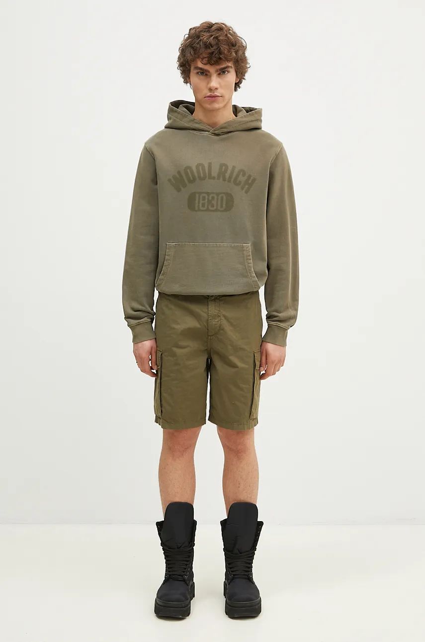 Mikina WOOLRICH Hoodie Zelené | CFWOSW0220MRUT3686, 0