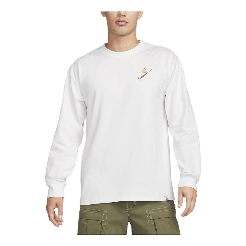 Tričko Nike ACG ACG Long Sleeve Graphic T-Shirt Biela | FQ3728-121