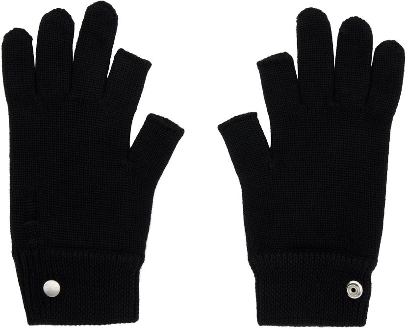 Rukavice Rick Owens Rick Owens Concordians Touchscreen Gloves Čierna | RU02E1492 WS