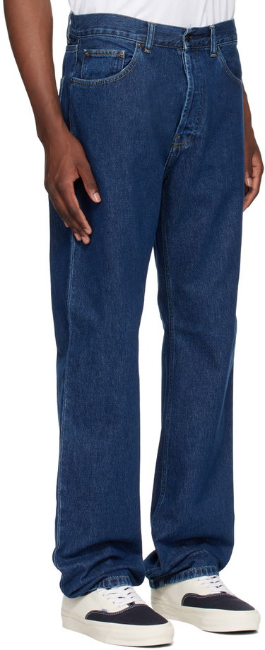 Džínsy Carhartt WIP Nolan Straight-Leg Jeans Navy | I033006, 1