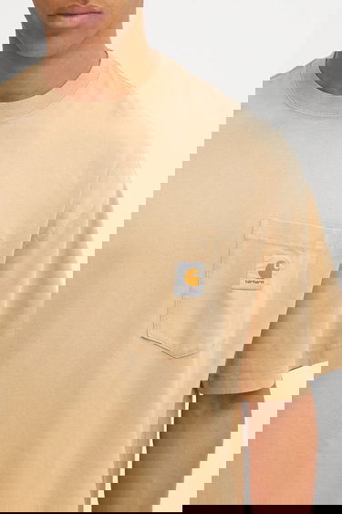 Tričko Carhartt WIP S/S Hudson Pocket T-Shirt Béžová | I035140.07E5F, 3