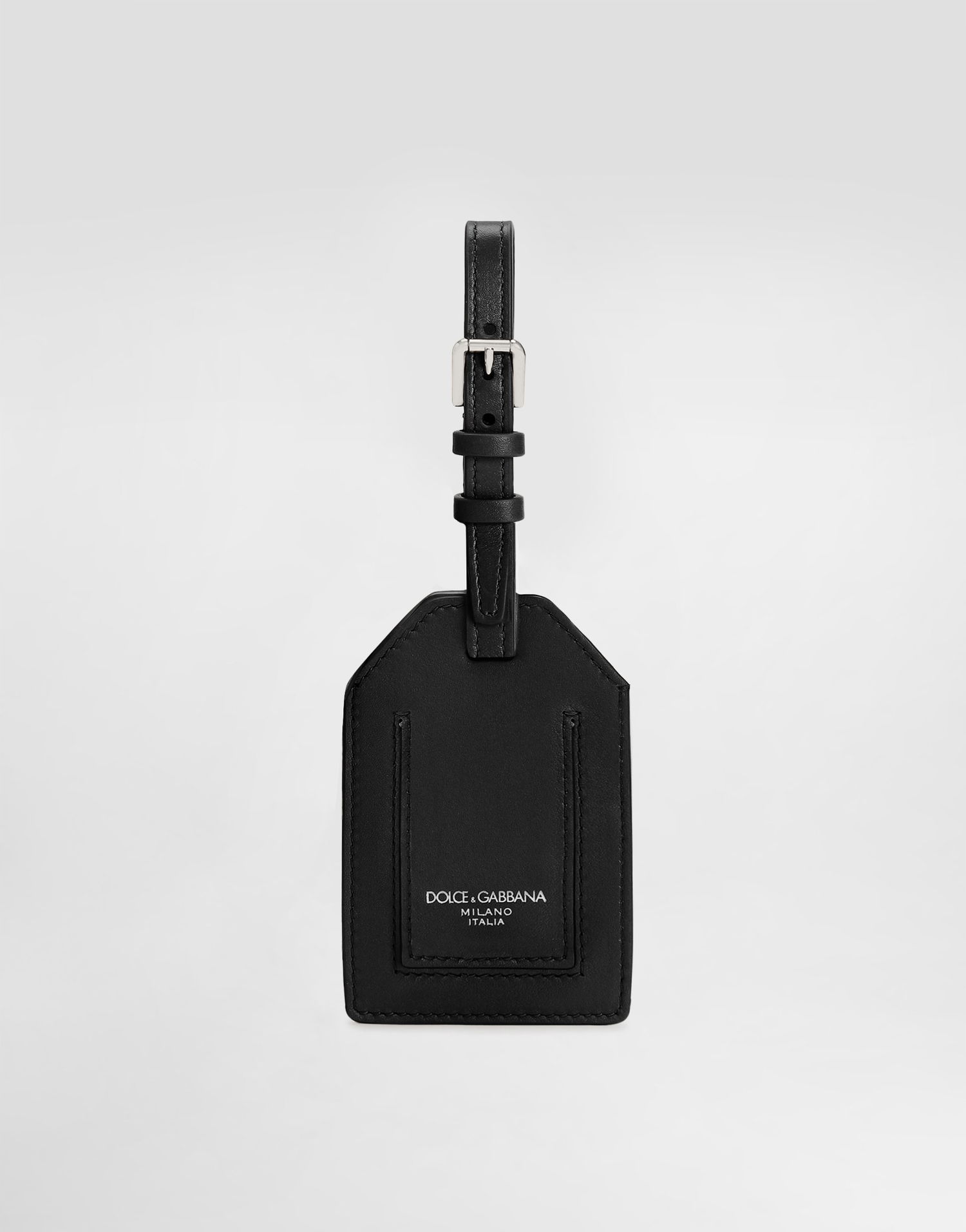Kľúčenka Dolce & Gabbana Dolce & Gabbana Vittoria Calfskin Luggage Tag Čierna | BM2543AH85080999, 0