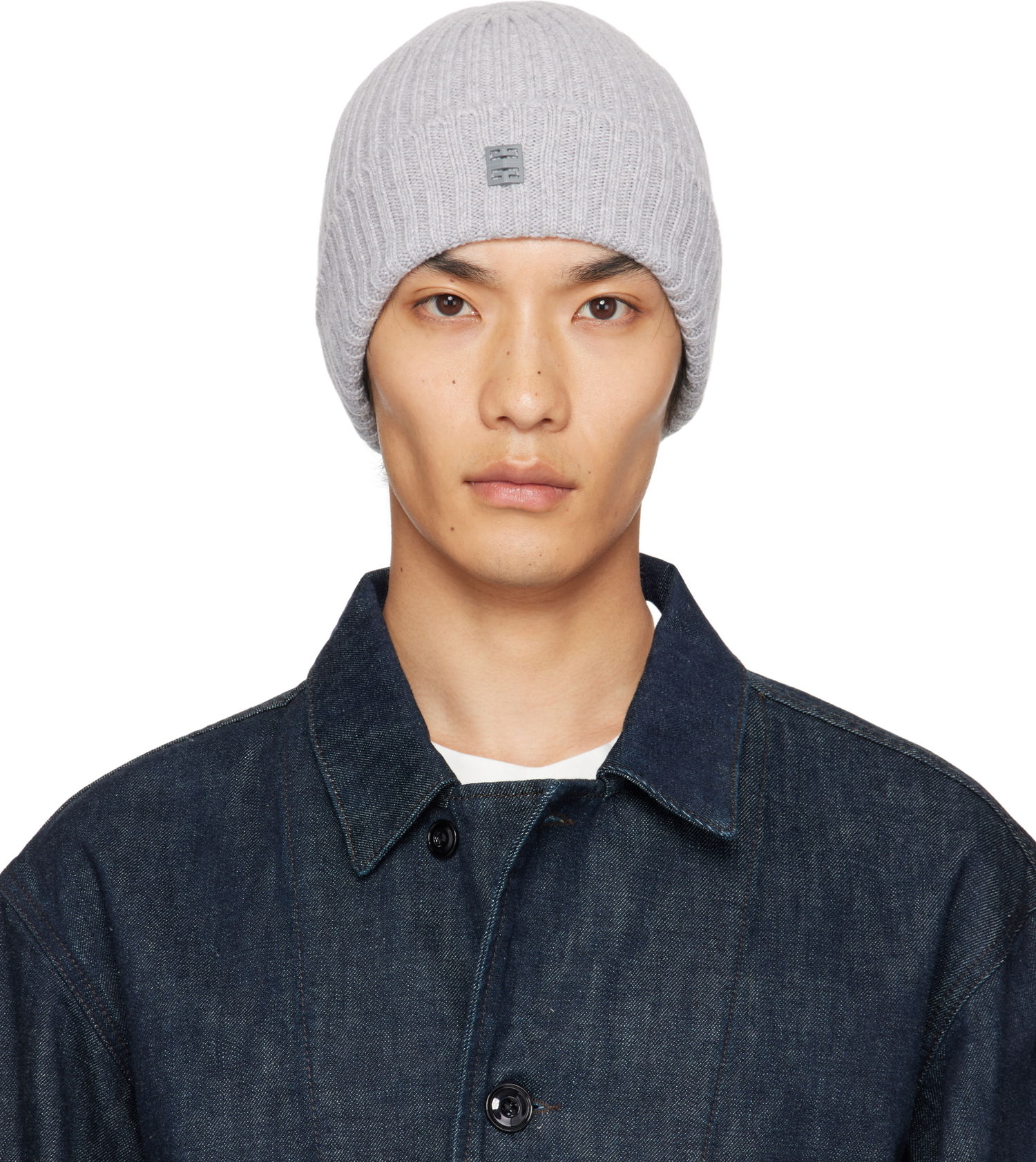 Kulicha Givenchy Givenchy Ribbed Beanie Šedá | 710003976002-U7933, 0