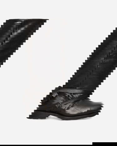 Tenisky a topánky OUR LEGACY Engine Leather Knee-High Boots Čierna | A4257HB 001, 1