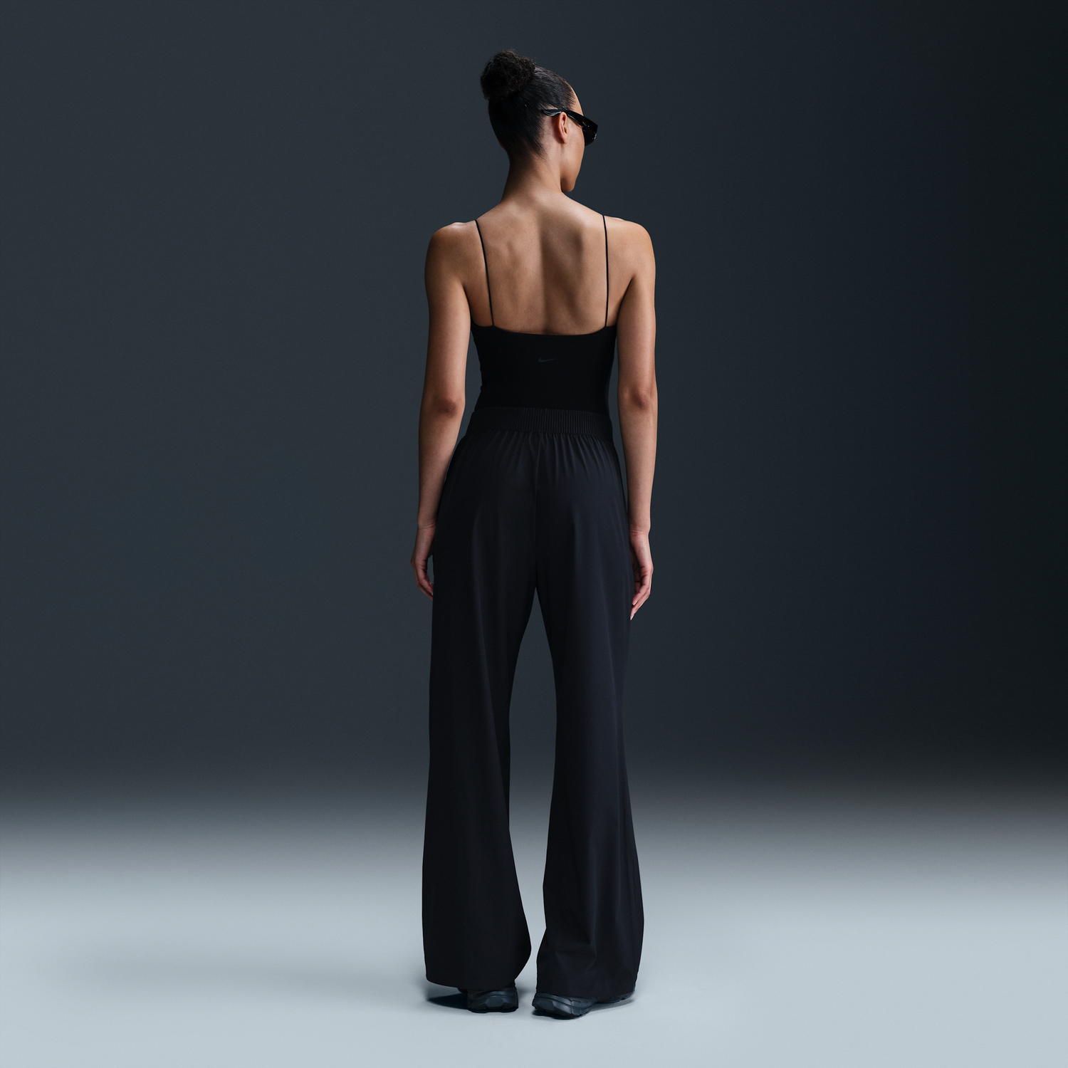 Nohavice Nike Dri-FIT 24.7 PerfectStretch High-Waisted Wide-Leg Pants Čierna | HM8389-010, 1