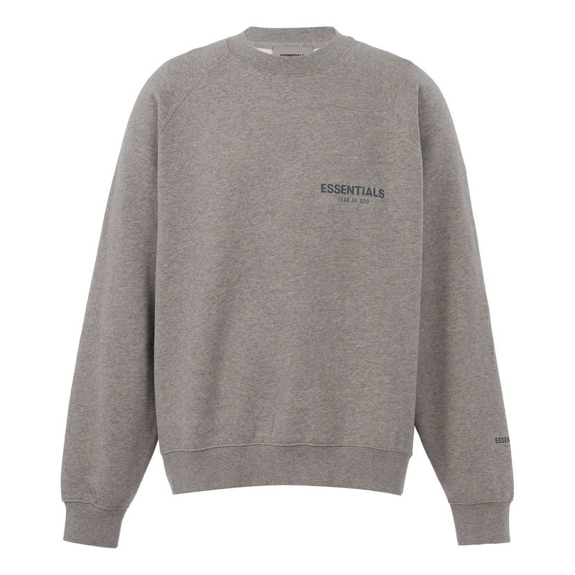 Sveter Fear of God Essentials Pullover Crewneck Sweatshirt Šedá | FOG-FW21-369