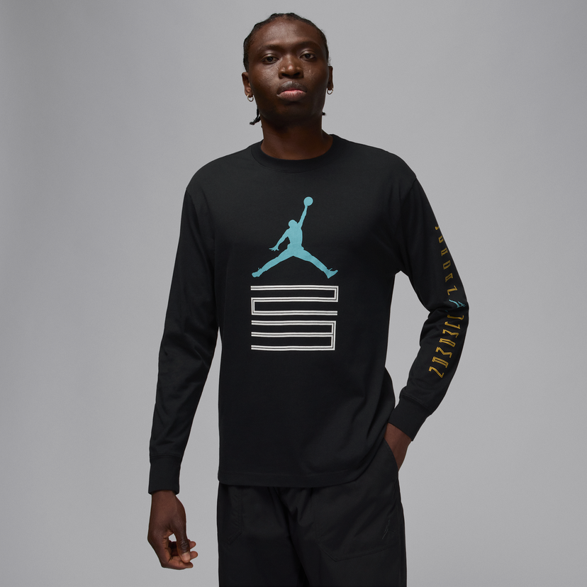 Tričko Jordan Jordan Brooklyn AJ11 Graphic Long-Sleeve T-Shirt Čierna | IM6507-010
