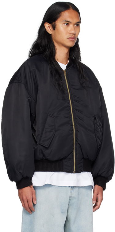 Bomber bunda We11done We11done Destroyed Bomber Jacket Čierna | WD-JP2-24-088-U-BK, 1