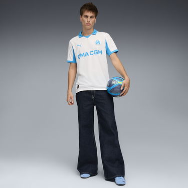 Dres Puma Olympique de Marseille Home Jersey 25/26 Biela | 779801_01, 3