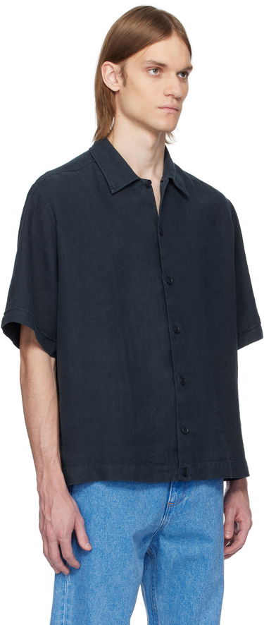 Košeľa BOSS BOSS Linen Resort Shirt Navy | 50538880, 1