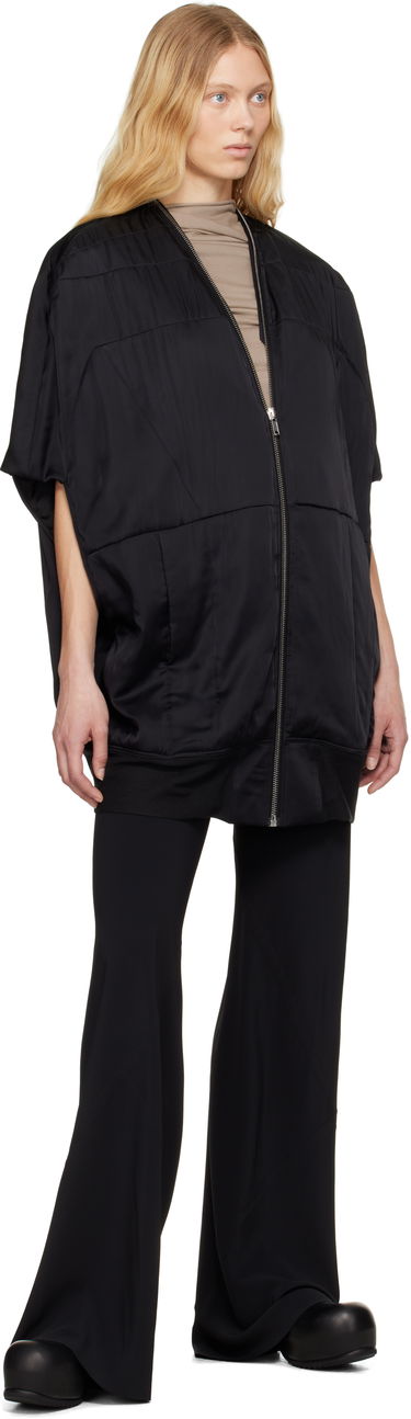Vesta Rick Owens Rick Owens Hollywood Girdered Bubble Bomber Jacket Čierna | RP01E7739 SCH, 3