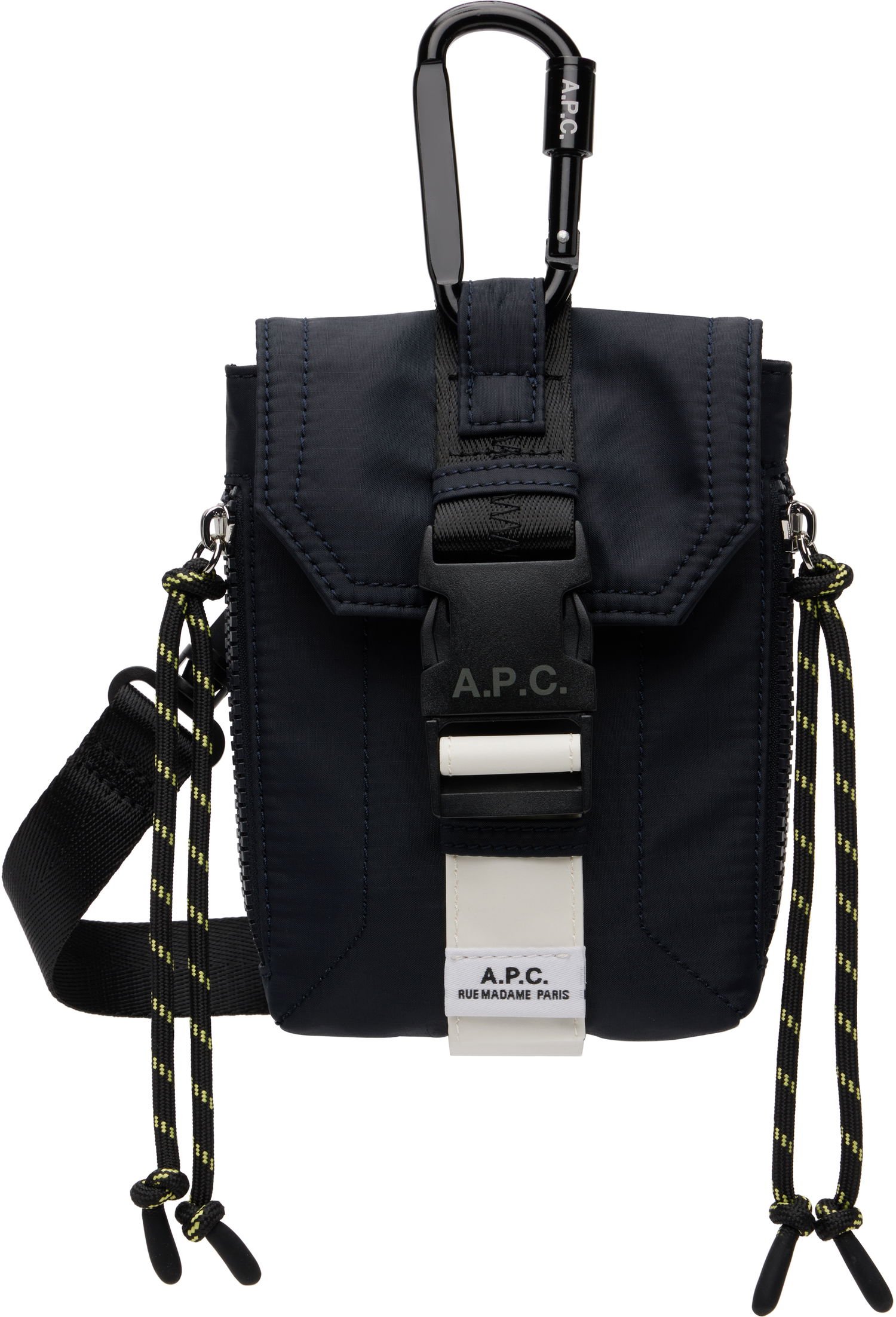 Taška cez rameno A.P.C. Trek Carabiner Buckle Crossbody Pouch Navy | PAAFH-H61733, 0