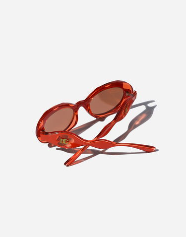 Slnečné okuliare Dolce & Gabbana Dolce & Gabbana Flower Power Oval Sunglasses Oranžová | VG600KVN87T9V000, 3