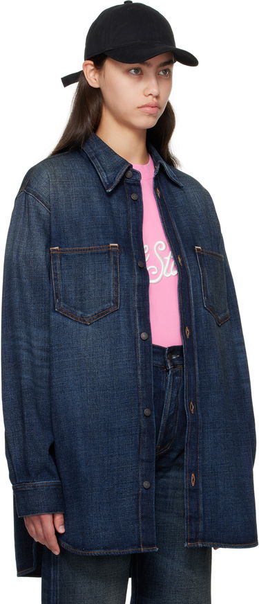Košeľa Acne Studios Acne Studios Denim Button-Up Shirt Modrá | CB0112-, 1