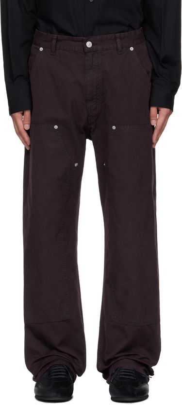 Cargo nohavice Maison Margiela MM6 Maison Margiela 5-Pocket Carpenter Pants Fialová | SH2LA0044 S78548, 0