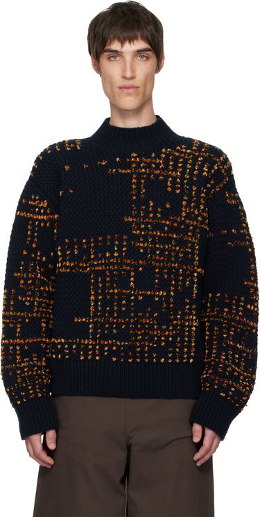 Sveter Dries Van Noten Dries Van Noten Jacquard Wool Turtleneck Rôznofarebný | 252-021222-2729, 0