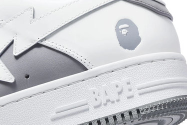 Tenisky a topánky BAPE Bape Sta #6 M2 Grey/White Biela | 0ZXSHM191328M-GRY, 3