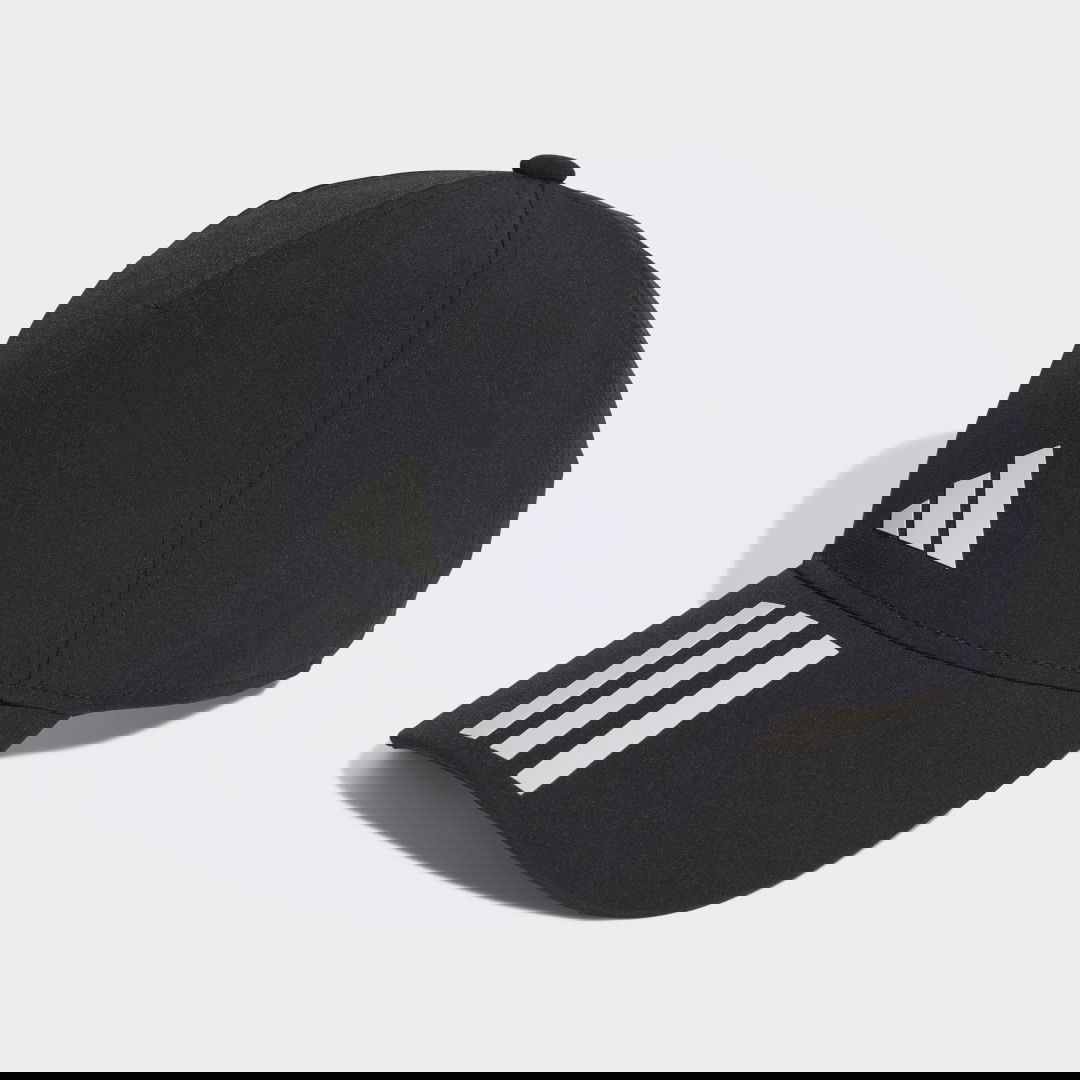 Šiltovka adidas Originals 3-Stripes AEROREADY Running Training Baseball Cap Čierna | IC6520, 0