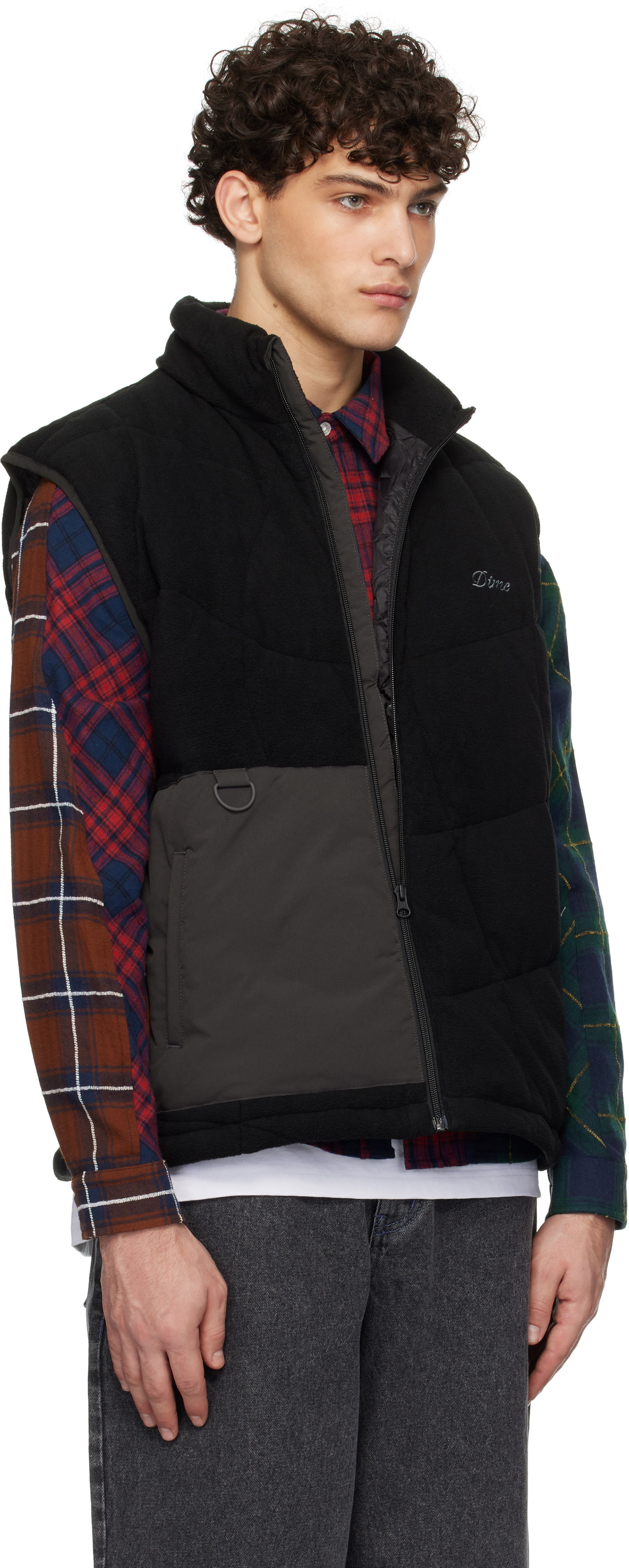 Vesta Dime Sleeveless Puffer Vest Čierna | DIMEHO244BLK, 1