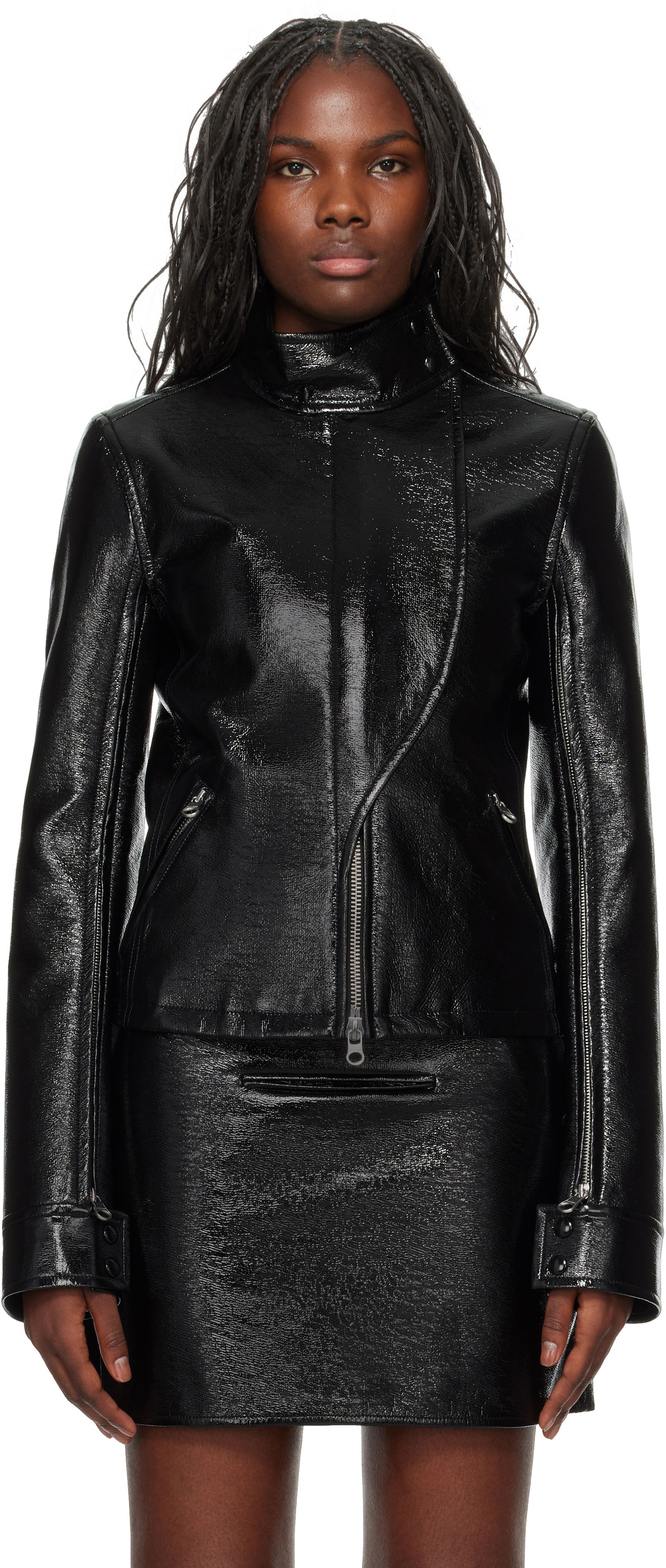 Vinyl Motorcycle Jacket