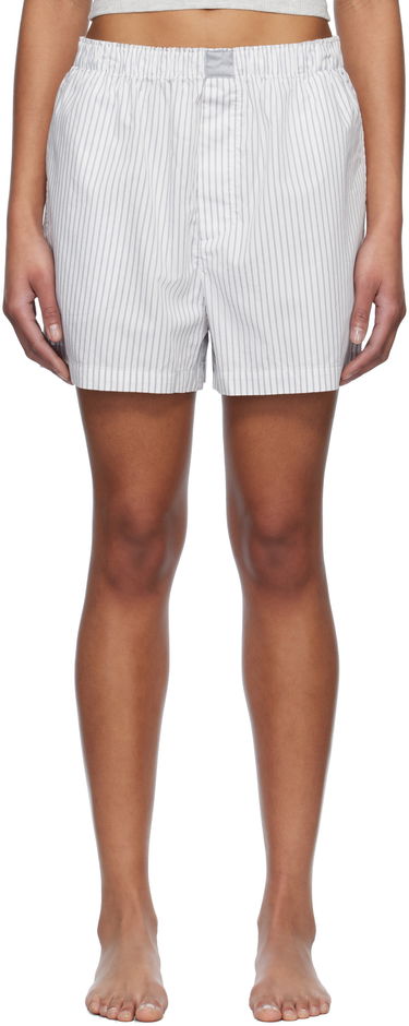 Šortky SKIMS SKIMS Cotton Poplin Boxers Biela | SH-SHO-8424W, 0