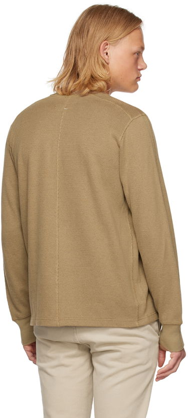 Sveter rag & bone Collin Henley Shirt Hnedá | MBC22HT025JQ25, 2