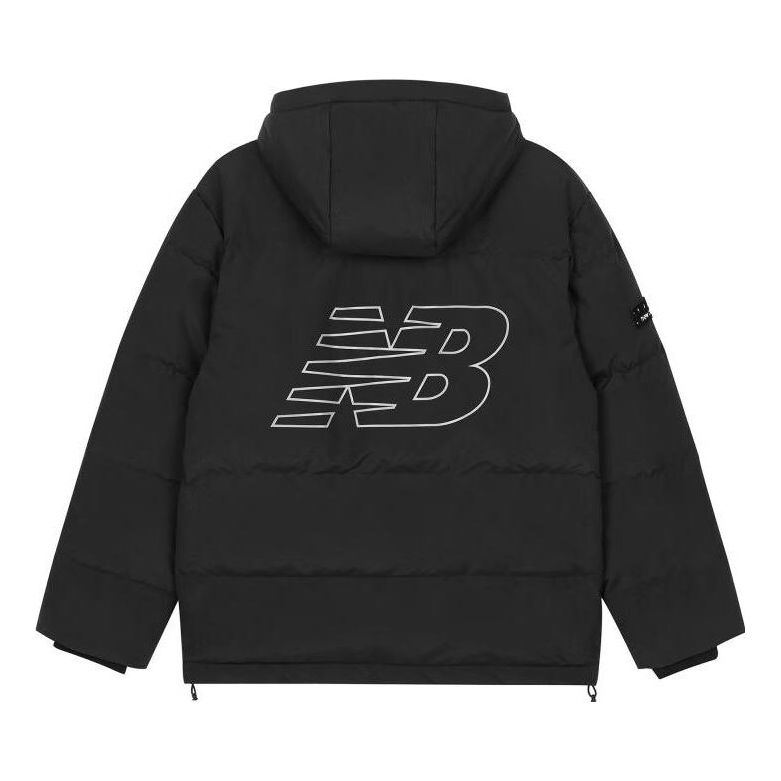 Prešívaná bunda New Balance Logo Winter Down Jacket Čierna | AMJ33339-BK, 0