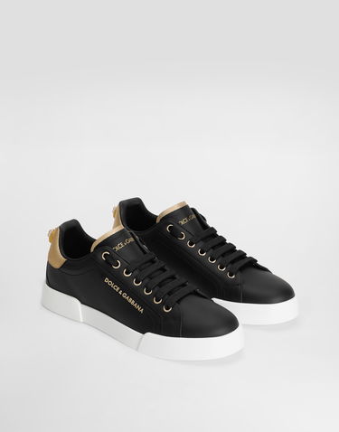 Tenisky a topánky Dolce & Gabbana Calfskin Nappa Portofino Čierna | CK2329AN2988E831, 1