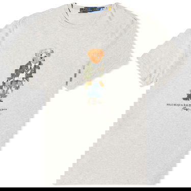 Polo tričko Polo by Ralph Lauren Polo Ralph Lauren Men's Heritage Bear T-Shirt Andover Heather Šedá | 710854497035, 0